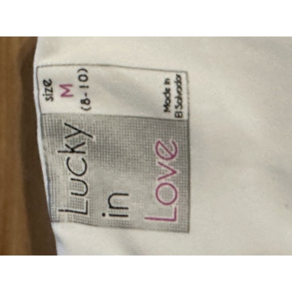 Lucky In Love Ladies Sz M Tennis Golf Pickleball skort Stretch Pull On Ruffle - Picture 3 of 8